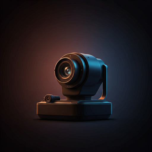 High-end creative tech visual featuring abstract lighting gradients and cinematic shadows on professional media production equipment